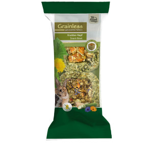 Лакомство за гризачи, Беззърнеста купа за хапване, 2x75 гр. - JR Grainless Knabber-Napf